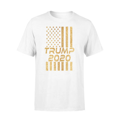 Trump 2020 American Flag Gold T-shirt