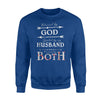 Blessed By God, Spoiled By My Husband Heart For Wife Sweatshirt