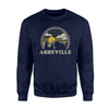 Asheville North Carolina Nc Vintage Hiking Mountains Sweatshirt