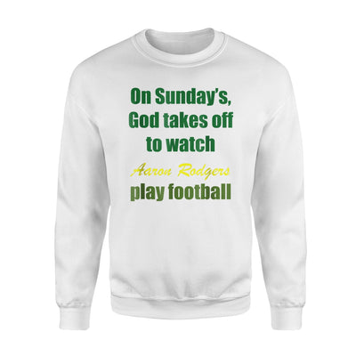 God Takes Off To Watch Football Sweatshirt