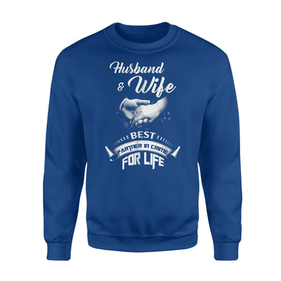 Husband And Wife Best Partners In Crime For Life Sweatshirt