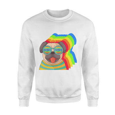 Funny Pug Dog Color Sweatshirt