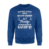 Behind Every Great Navy Chief Is A Truly Amazing Wife Sweatshirt