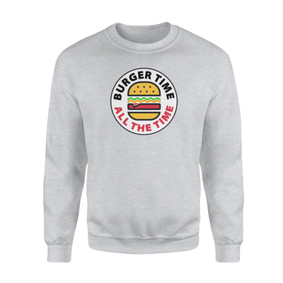 Funny Burger Time Comedy Joke Junk Fast Food Sweatshirt