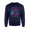 Driving My Husband Crazy One Chicken At A Time Womens Sweatshirt