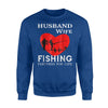 Husband And Wife Fishing Partners For Life Fish Cool Sweatshirt