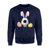 Cute  For Soccer Lover. Easter Gift For KidsAdult Fleece Sweatshirt