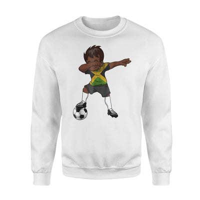 Jamaica Jamaican Dabbing Soccer Boy Football Flag Sweatshirt