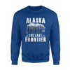 Alaska The Last Frontier Grizzly Bear Outdoor Hiking Sweatshirt