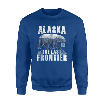 Alaska The Last Frontier Grizzly Bear Outdoor Hiking Sweatshirt