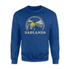 Badlands South Dakota SD Vintage Hiking Mountains Sweatshirt