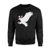 Eagle Easter  Fleece Sweatshirt