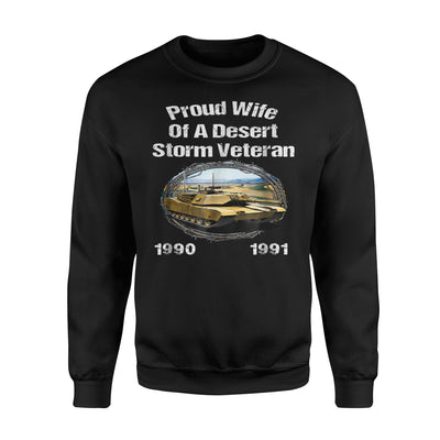 Desert Storm Veteran Proud Wife Desert Storm Vet. Sweatshirt