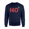 Christmas Ho Ho Ho Christmas Lights Math Joke Sweatshirt