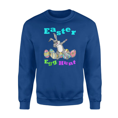 Easter Egg Hunt  - Dabbing Bunny Easter Fleece Sweatshirt