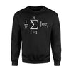 Average Joe - Funny Statistics Math Joke Sweatshirt