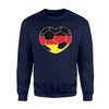 Germany Soccer Ball Heart Jersey German Football Gift Sweatshirt