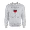 Funny Wine 100 Chance Of Wine Sweatshirt