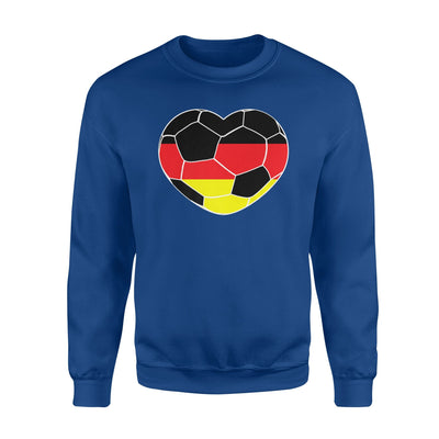 Germany Soccer Ball Heart Jersey German Football Gift Sweatshirt