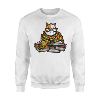 Cute Guinea Pig Book Reading Lover Pet Sweatshirt