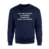 Funny Reason To Remind Hanukkah Chanukah Joke Gift Sweatshirt