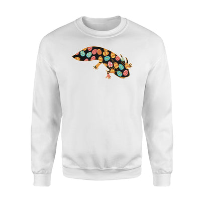 Axolotl Easter Eggs  Fleece Sweatshirt