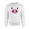 Funny Pig Face Cute Swine Face Halloween Gift Sweatshirt