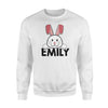 Easter Bunny Egg Hunt Customized Emily Fleece Sweatshirt