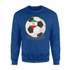 Iranian Flag On Soccer Ball Iran Football Jersey Sweatshirt