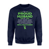 I'm Proud Husband Of Mental Health Warrior Sweatshirt