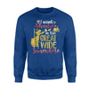 I Want Adventure Great Somewhere Belle Book Sweatshirt