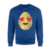 Big Colored Easter Egg Fleece Sweatshirt