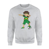 Jamaica Soccer Football Dab Dabbing Boy With Jersey Sweatshirt