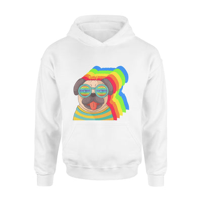 Funny Pug Dog Color Hoodie