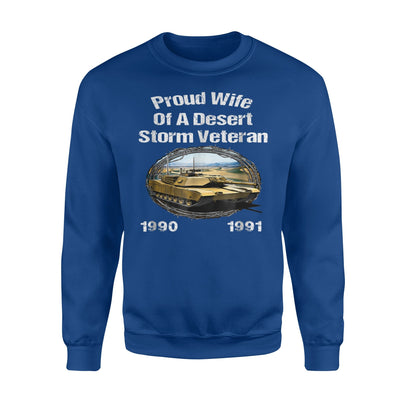 Desert Storm Veteran Proud Wife Desert Storm Vet. Sweatshirt