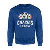 Gracias Corea Mexico Football Soccer Fans Jersey Sweatshirt