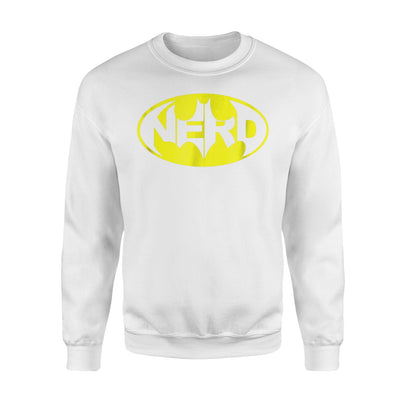 Funny Superhero Geek Nerd - Cartoon Comic Book Sweatshirt