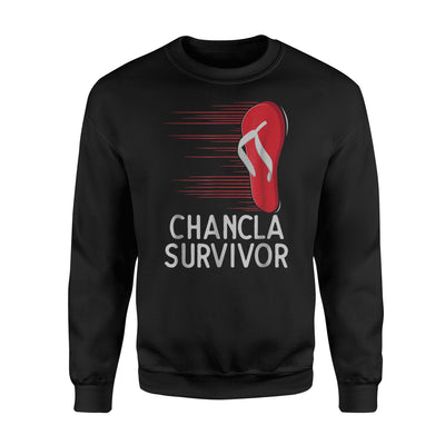 Chancla Survivor Funny Spanish Joke Sweatshirt