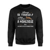 Funny Mongoose Weasel Squirrel Animal Joke Sweatshirt