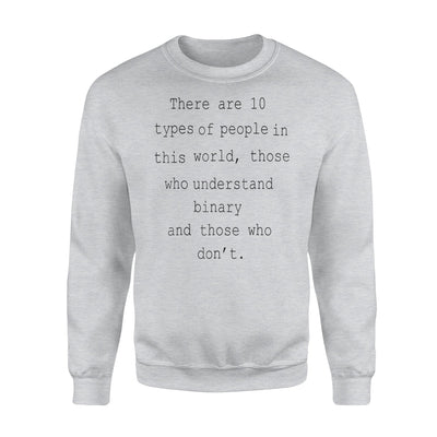 Binary Number Jokes Sweatshirt