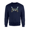 Easter Bunny Video Game Easter   For Gamer Gift  Fleece Sweatshirt