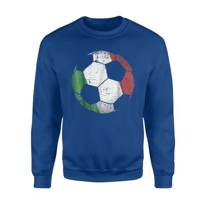 Italy Soccer Ball Flag Jersey - Italian Football Gift Sweatshirt