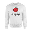 Apple Of My Eye Novelty Graphic Joke Funny Fruit Sweatshirt