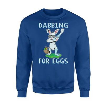 Dabbing Easter Bunny Kids  Fleece Sweatshirt