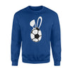 Cute Soccer Egg   - Soccer Easter Egg Gift  Fleece Sweatshirt