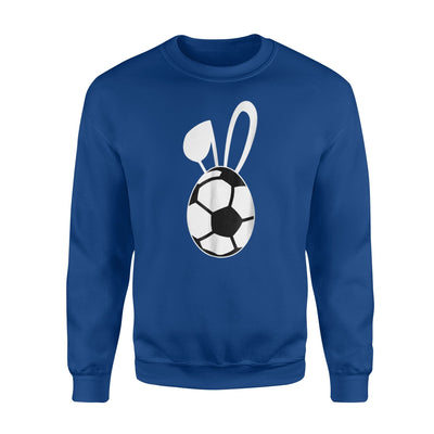 Cute Soccer Egg   - Soccer Easter Egg Gift  Fleece Sweatshirt