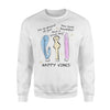 Happy Vibes Adult Humor Sex Joke Positive Vibrators Sweatshirt