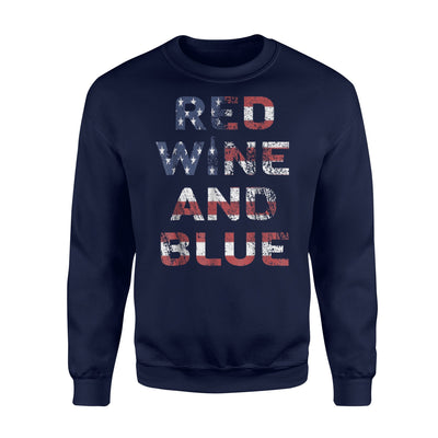 4th Of July Flag Red Wine And Blue Sweatshirt