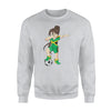 Jamaica Soccer Football Dab Dabbing Girl With Jersey Sweatshirt