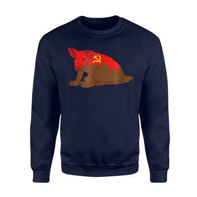 Funny Dirty Communist Pig Communism Joke Gag Gift Sweatshirt